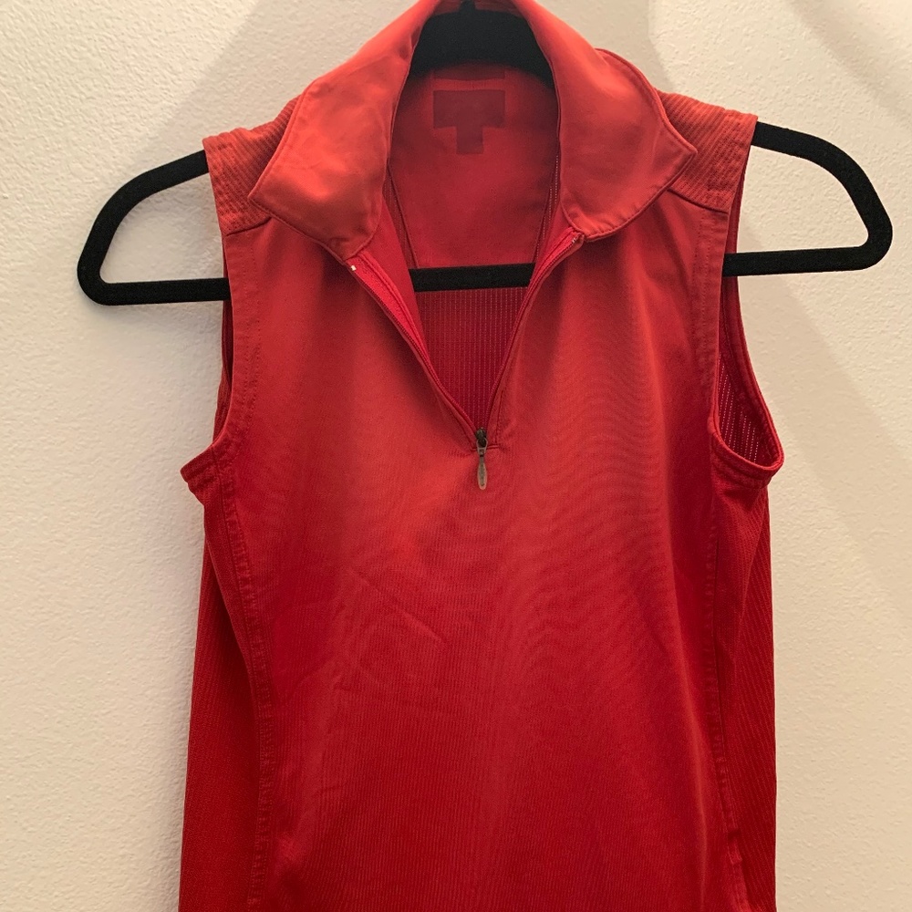 Red Adidas Golf Shirt